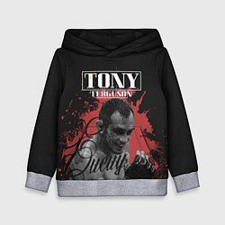 Толстовка-худи детская Tony Ferguson, цвет: 3D-меланж