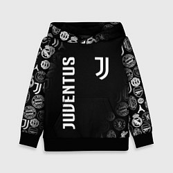 Толстовка-худи детская JUVENTUS, цвет: 3D-черный