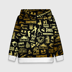 Толстовка-худи детская FORTNITE, цвет: 3D-белый