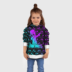 Толстовка-худи детская FORTNITE X MARSHMELLO, цвет: 3D-белый — фото 2