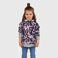 Толстовка-худи детская Сакура, цвет: 3D-меланж — фото 2
