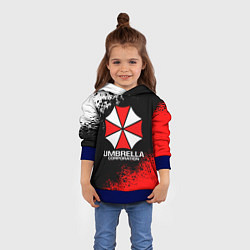 Толстовка-худи детская RESIDENT EVIL UMBRELLA, цвет: 3D-синий — фото 2
