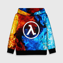 Толстовка-худи детская HALF-LIFE, цвет: 3D-черный