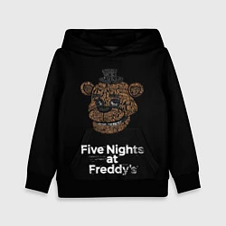 Толстовка-худи детская FIVE NIGHTS AT FREDDYS, цвет: 3D-черный