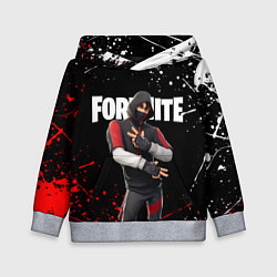 Толстовка-худи детская FORTNITE IKONIK, цвет: 3D-меланж