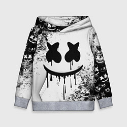 Толстовка-худи детская Marshmello, цвет: 3D-меланж