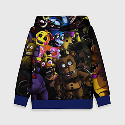 Толстовка-худи детская Five Nights At Freddy's, цвет: 3D-синий