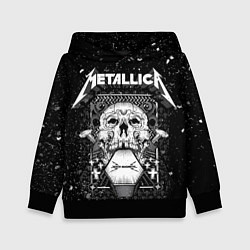 Толстовка-худи детская Metallica, цвет: 3D-черный