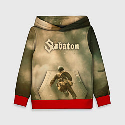 Толстовка-худи детская Sabaton, цвет: 3D-красный