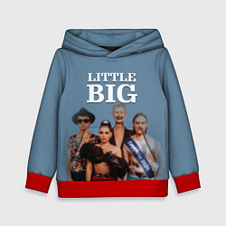 Толстовка-худи детская Little Big, цвет: 3D-красный