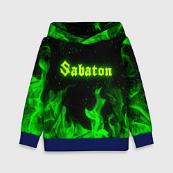 Толстовка-худи детская SABATON, цвет: 3D-синий