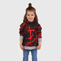Толстовка-худи детская DOOM ETERNAL, цвет: 3D-меланж — фото 2
