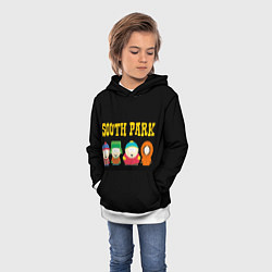 Толстовка-худи детская South Park, цвет: 3D-белый — фото 2