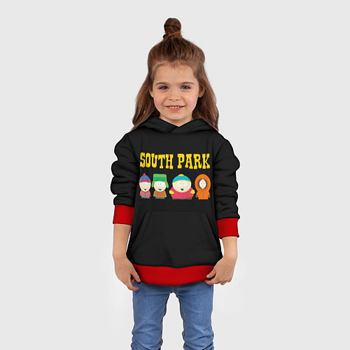 Детская толстовка South Park / 3D-Красный – фото 4