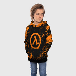 Толстовка-худи детская HALF-LIFE, цвет: 3D-черный — фото 2