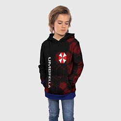 Толстовка-худи детская UMBRELLA CORP, цвет: 3D-синий — фото 2