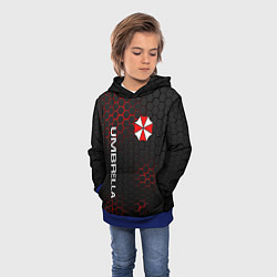 Толстовка-худи детская UMBRELLA CORP, цвет: 3D-синий — фото 2