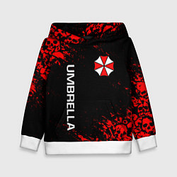Толстовка-худи детская UMBRELLA CORP, цвет: 3D-белый