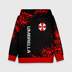 Толстовка-худи детская UMBRELLA CORP, цвет: 3D-красный