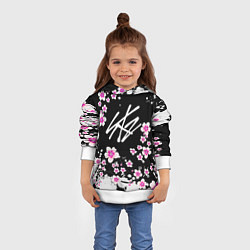 Толстовка-худи детская Stray Kids, цвет: 3D-белый — фото 2