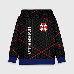 Толстовка-худи детская UMBRELLA CORP, цвет: 3D-синий