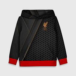 Толстовка-худи детская Liverpool FC, цвет: 3D-красный