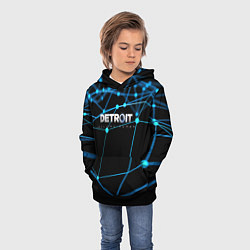 Толстовка-худи детская Detroit:Become Human, цвет: 3D-черный — фото 2
