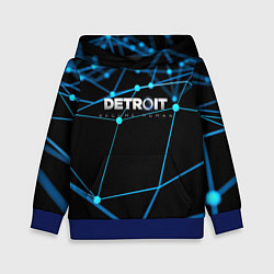 Толстовка-худи детская Detroit:Become Human, цвет: 3D-синий