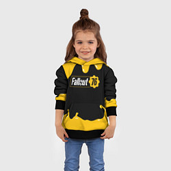 Толстовка-худи детская FALLOUT76, цвет: 3D-черный — фото 2