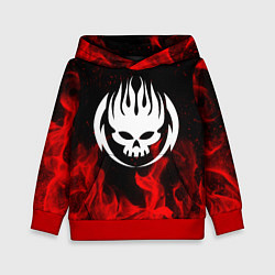 Толстовка-худи детская THE OFFSPRING, цвет: 3D-красный