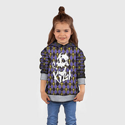 Толстовка-худи детская KILLER QUEEN, цвет: 3D-меланж — фото 2