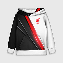 Толстовка-худи детская Liverpool F C, цвет: 3D-белый