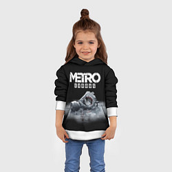 Толстовка-худи детская METRO EXODUS, цвет: 3D-белый — фото 2