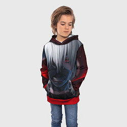Толстовка-худи детская TOKYO GHOUL, цвет: 3D-красный — фото 2