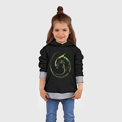 Толстовка-худи детская ЧУЖОЙ, цвет: 3D-меланж — фото 2