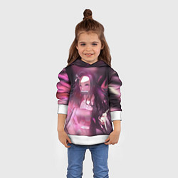 Толстовка-худи детская NEZUKO, цвет: 3D-белый — фото 2