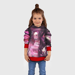 Толстовка-худи детская NEZUKO, цвет: 3D-красный — фото 2