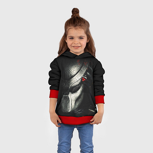 Детская толстовка PREDATOR / 3D-Красный – фото 4