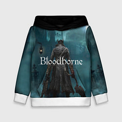 Толстовка-худи детская Bloodborne, цвет: 3D-белый