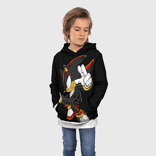 Детская толстовка SHADOW / 3D-Белый – фото 3