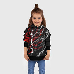 Толстовка-худи детская CRYSIS, цвет: 3D-черный — фото 2
