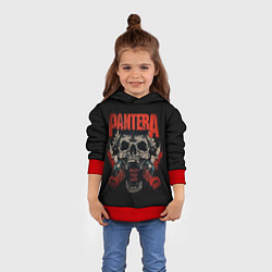 Толстовка-худи детская Pantera, цвет: 3D-красный — фото 2