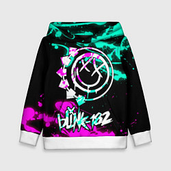 Толстовка-худи детская Blink-182 6, цвет: 3D-белый