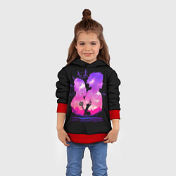 Толстовка-худи детская Final Fantasy, цвет: 3D-красный — фото 2