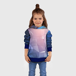 Толстовка-худи детская ЭЛЕМЕНТЫ СВЕТА, цвет: 3D-синий — фото 2