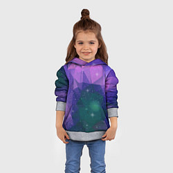 Толстовка-худи детская SPACE, цвет: 3D-меланж — фото 2