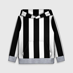 Толстовка-худи детская Полоска, цвет: 3D-меланж