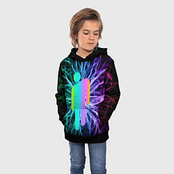 Толстовка-худи детская BILLIE EILISH, цвет: 3D-черный — фото 2