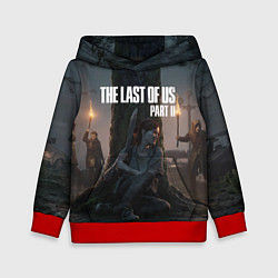 Толстовка-худи детская The Last of Us part 2, цвет: 3D-красный