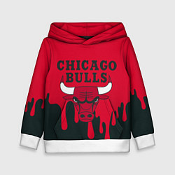 Толстовка-худи детская Chicago Bulls, цвет: 3D-белый